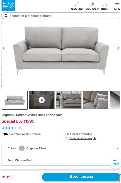 Price comparison