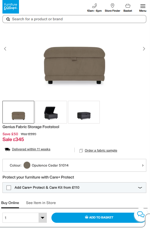 Price comparison