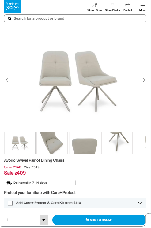 Price comparison