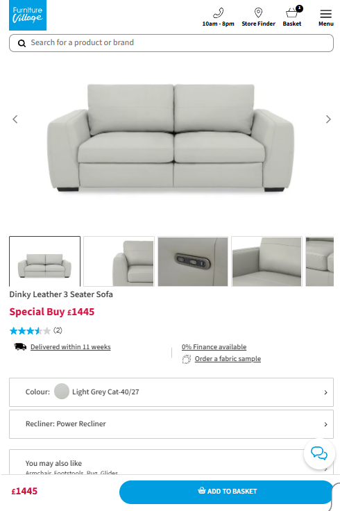 Price comparison