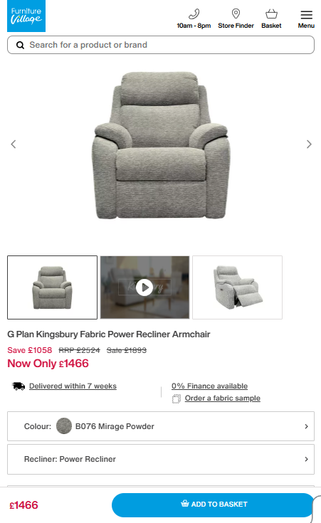 Price comparison