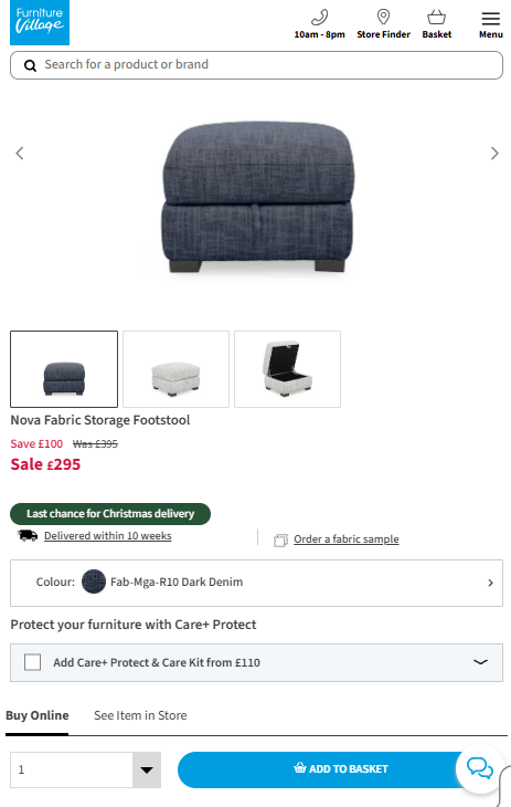 Price comparison