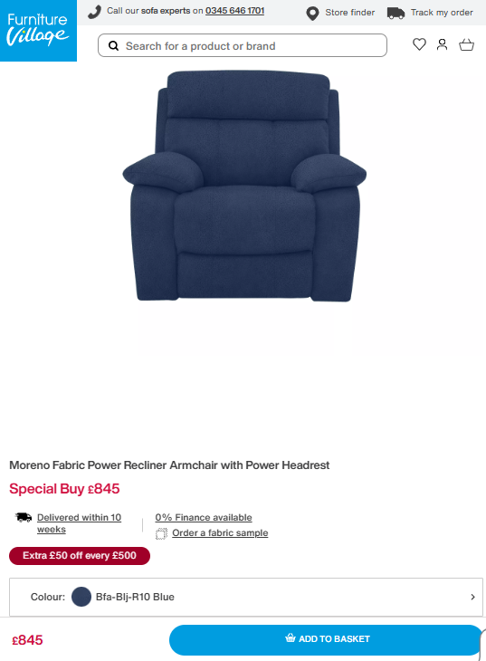 Price comparison