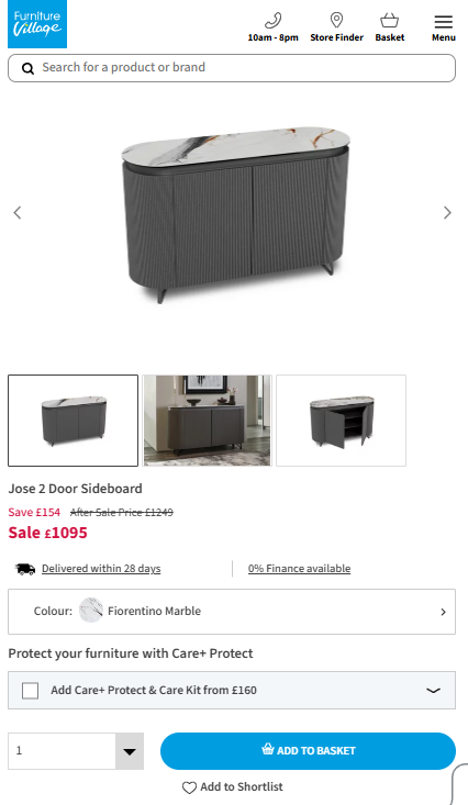 Price comparison