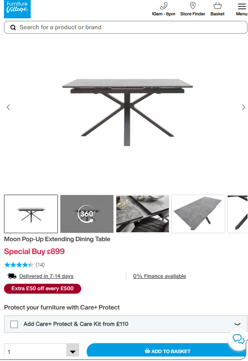 Price comparison