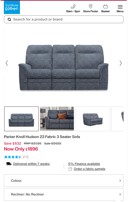 Price comparison