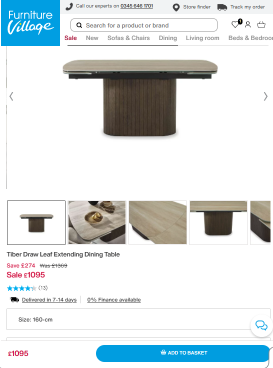 Price comparison