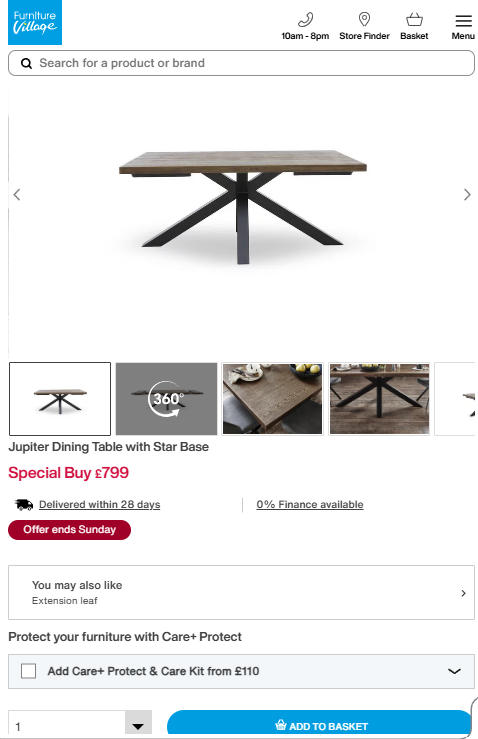 Price comparison