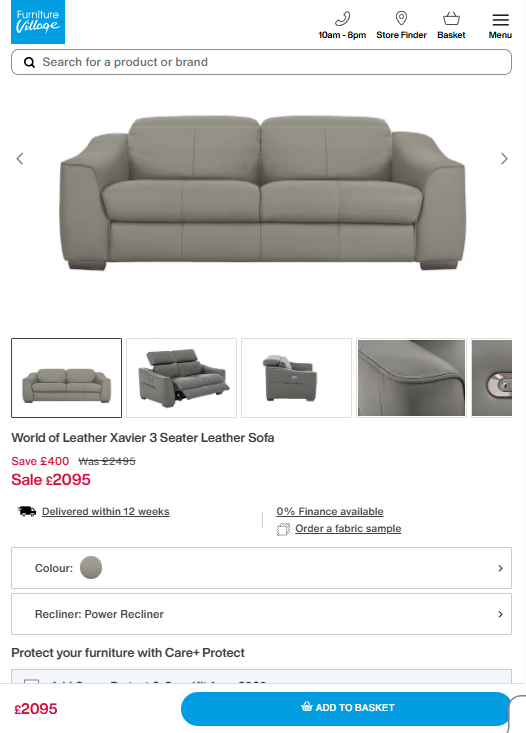 Price comparison