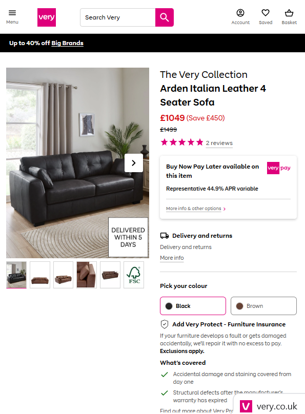 Price comparison