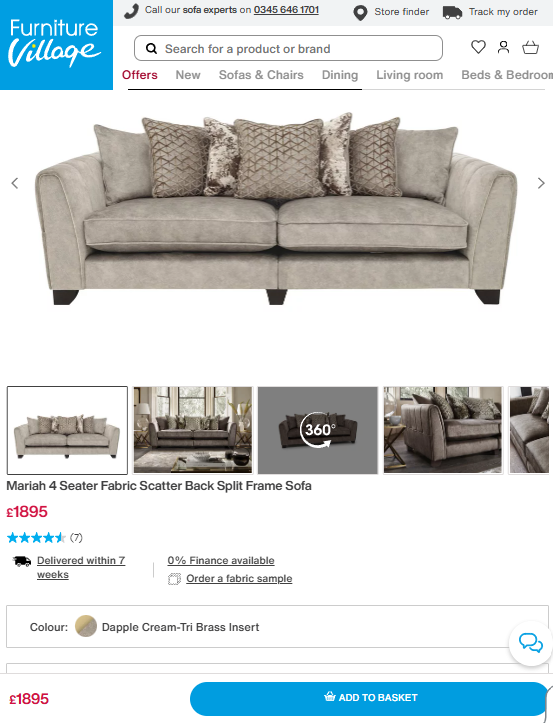 Price comparison