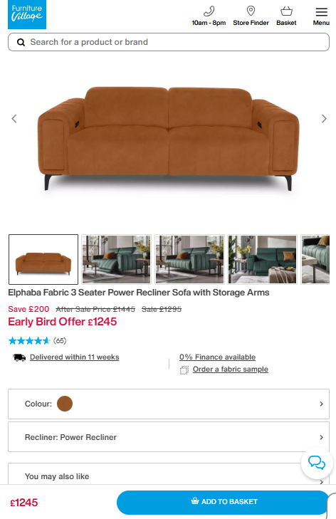 Price comparison