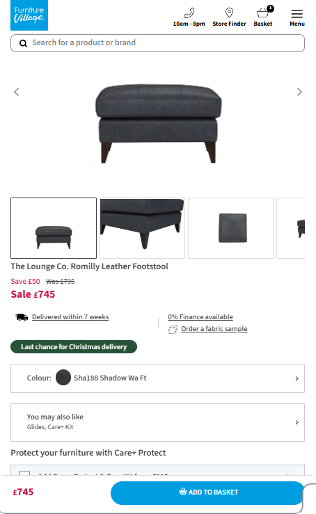 Price comparison