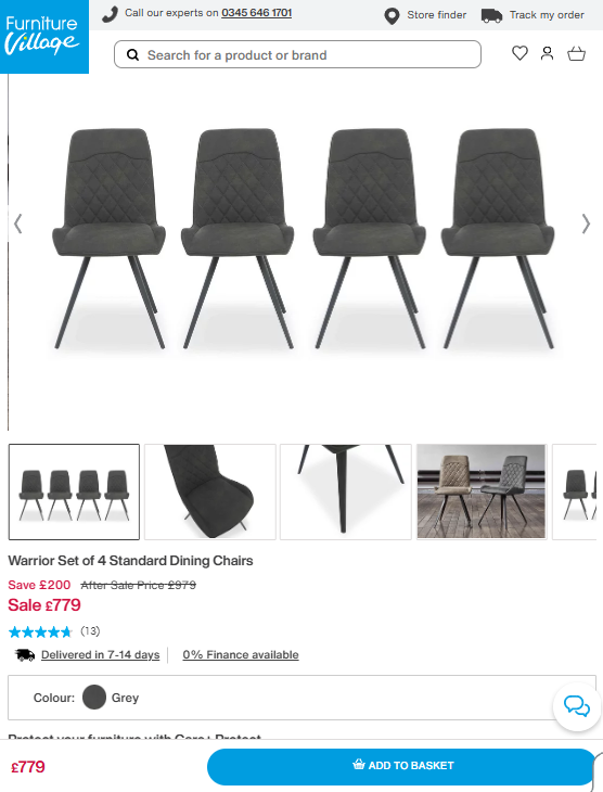 Price comparison