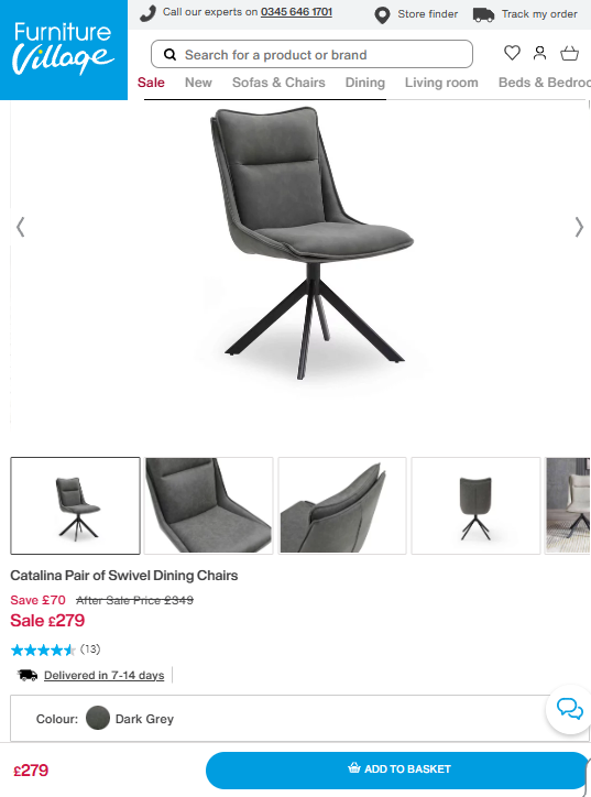Price comparison