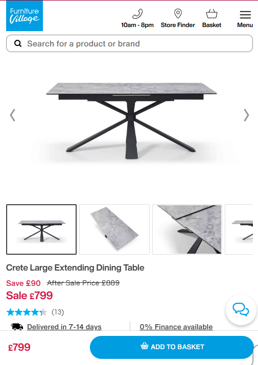 Price comparison