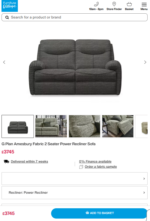Price comparison