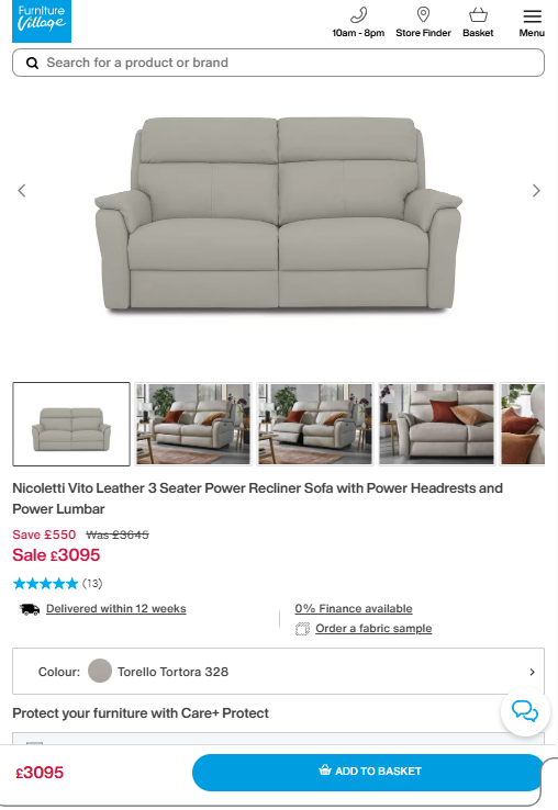 Price comparison