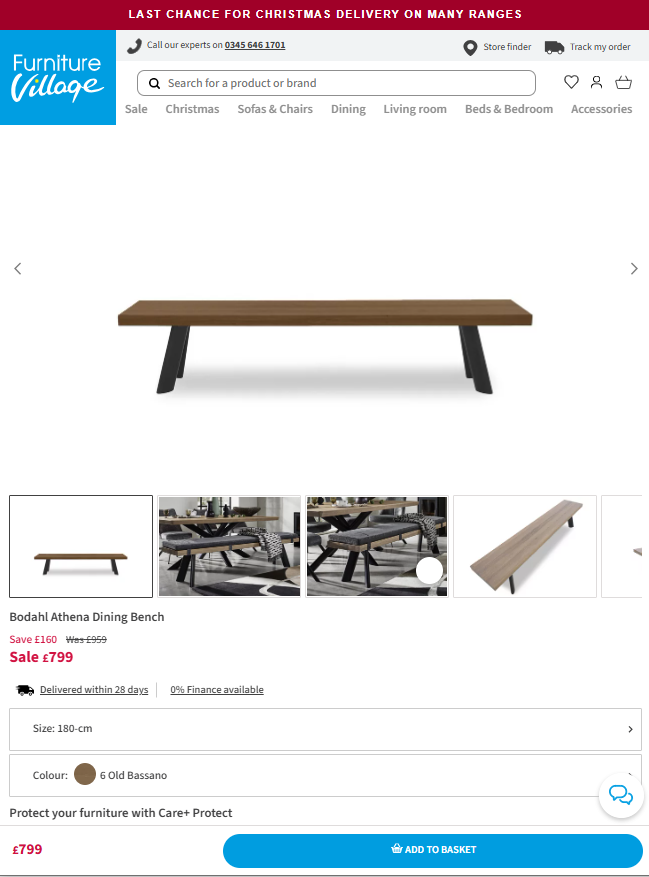 Price comparison