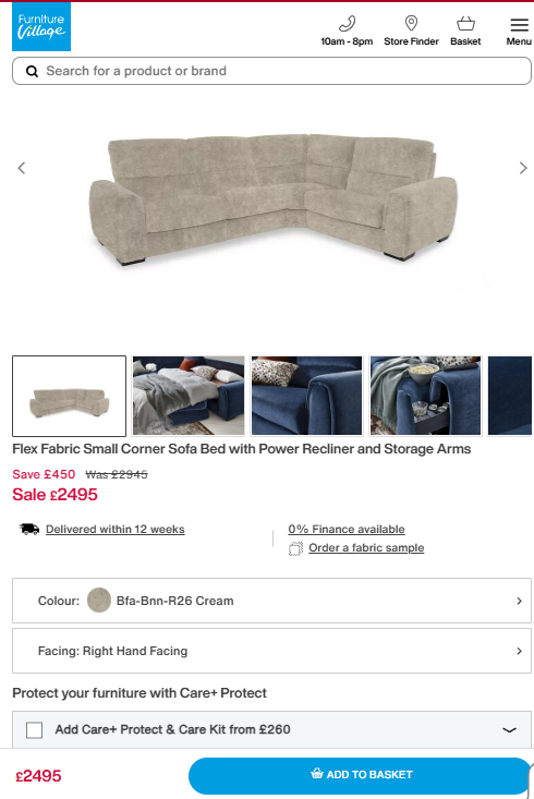 Price comparison