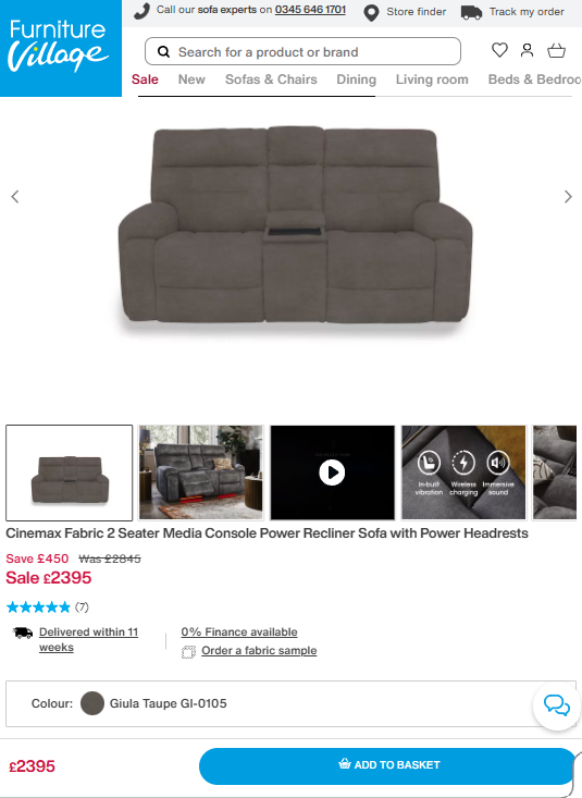 Price comparison