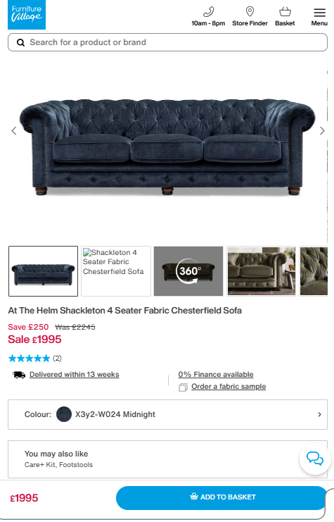 Price comparison