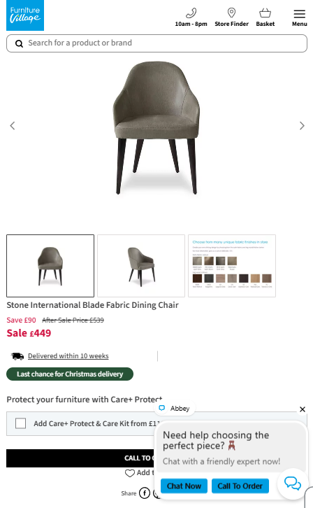 Price comparison