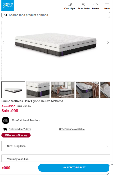 Price comparison