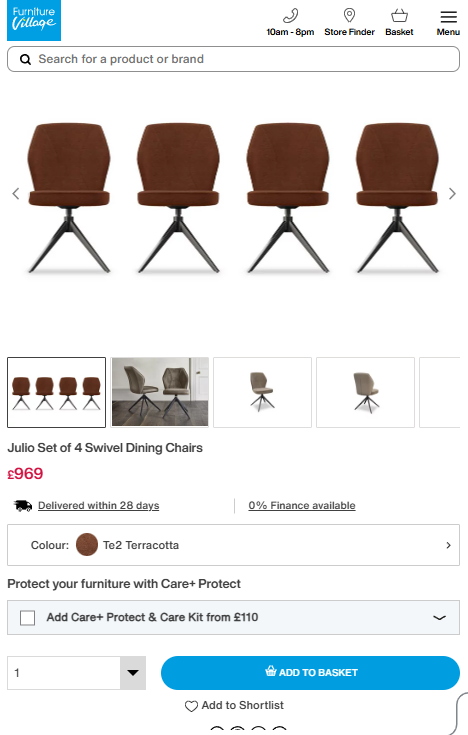 Price comparison