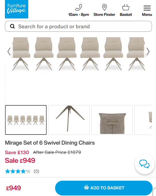 Price comparison