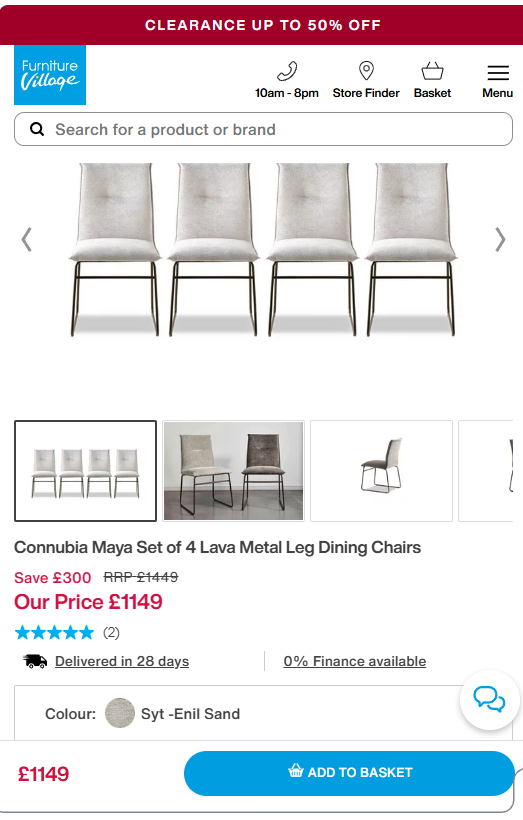 Price comparison