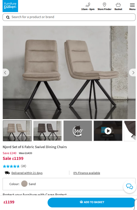 Price comparison