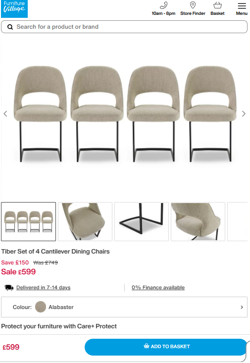 Price comparison