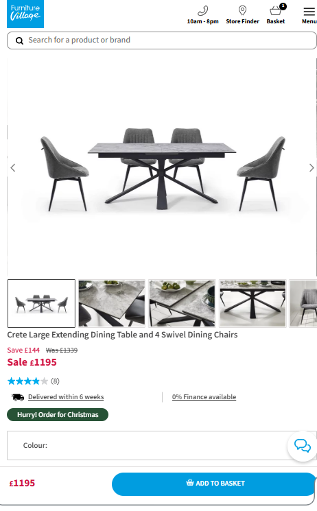 Price comparison