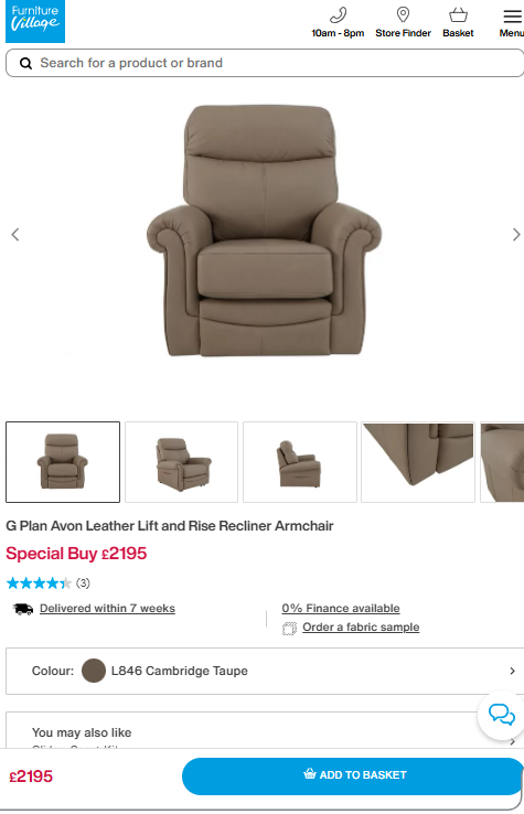 Price comparison