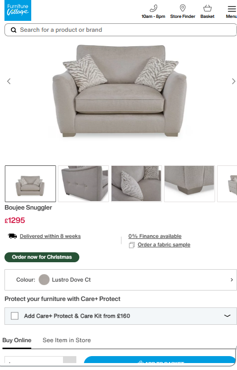Price comparison