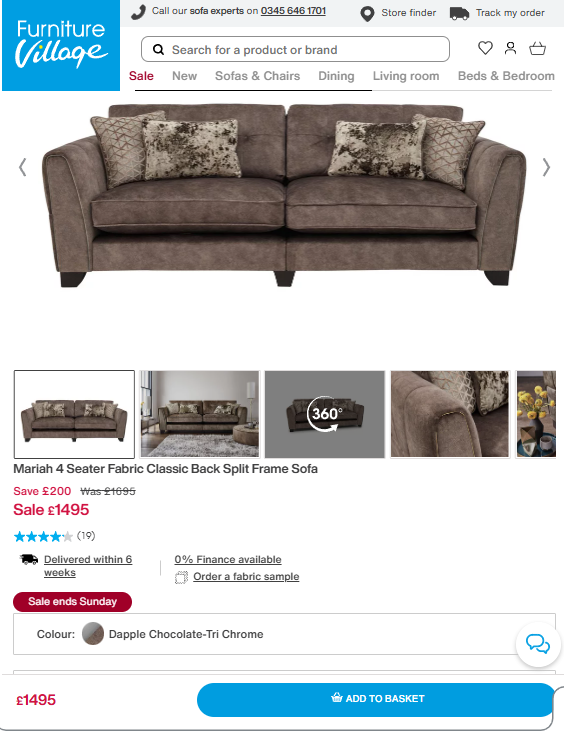 Price comparison