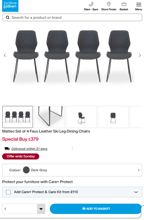 Price comparison