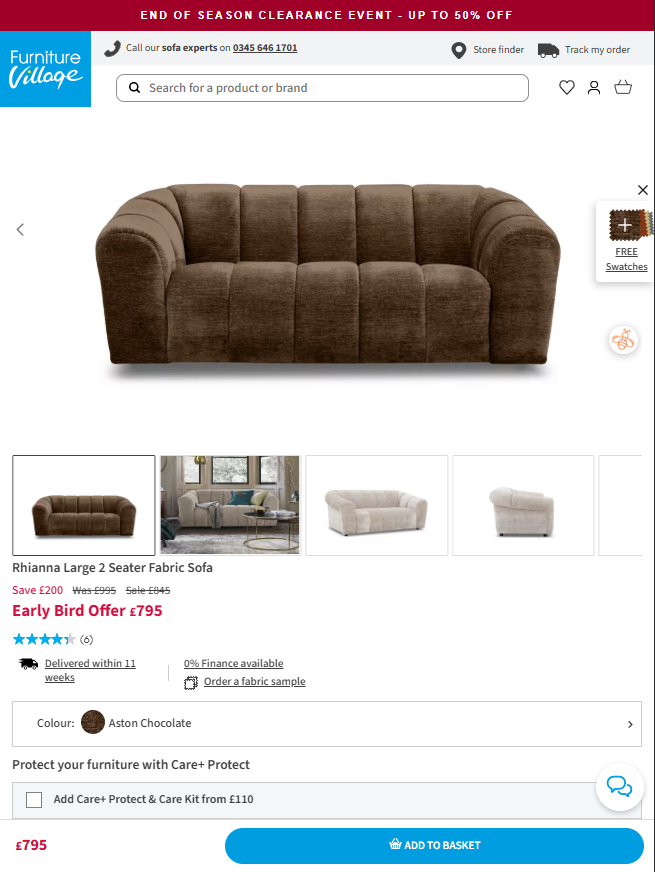 Price comparison
