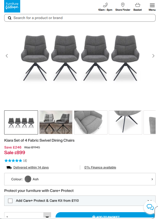 Price comparison