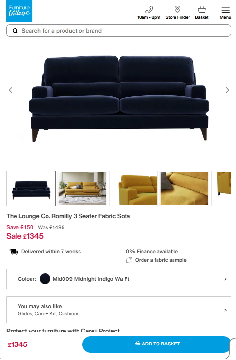 Price comparison