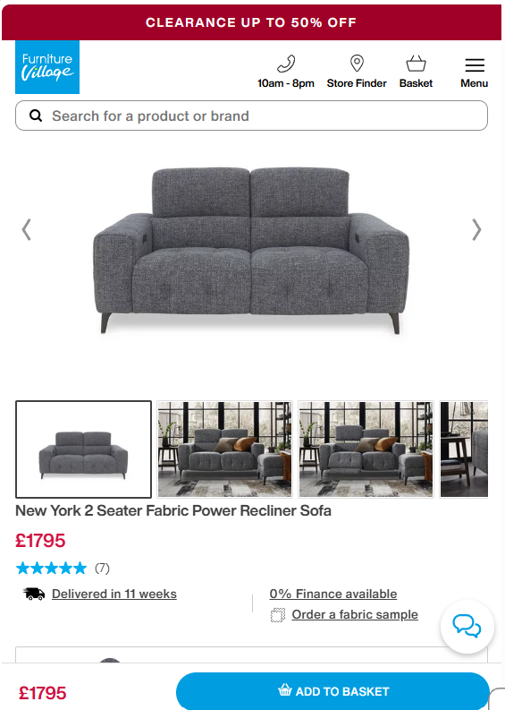 Price comparison
