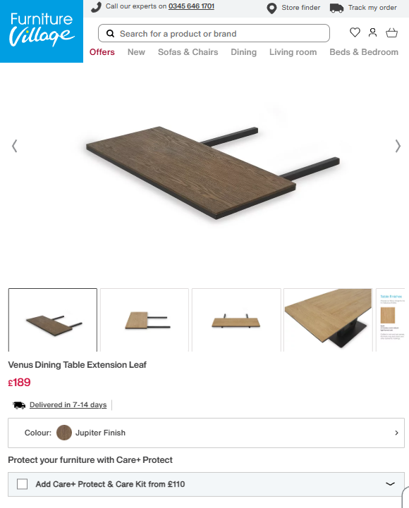 Price comparison