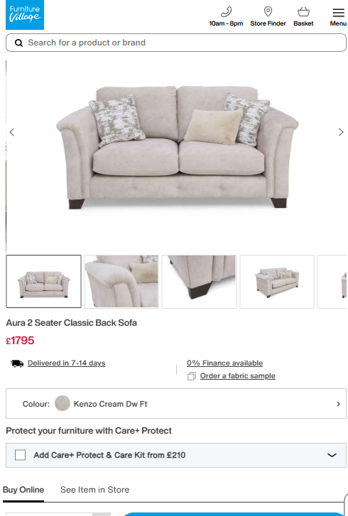 Price comparison