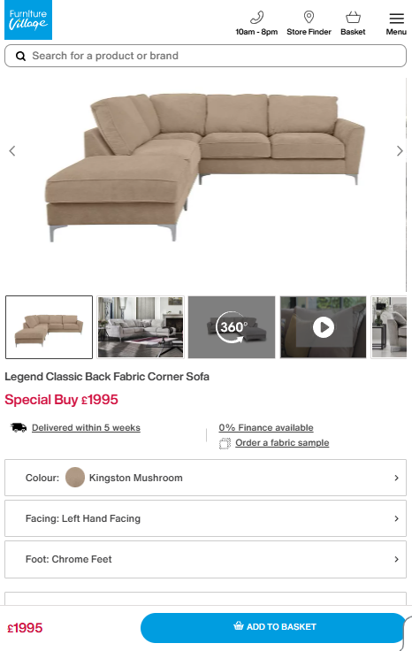 Price comparison