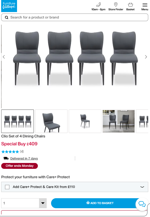 Price comparison