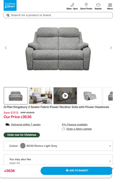 Price comparison