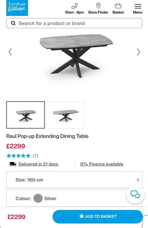 Price comparison