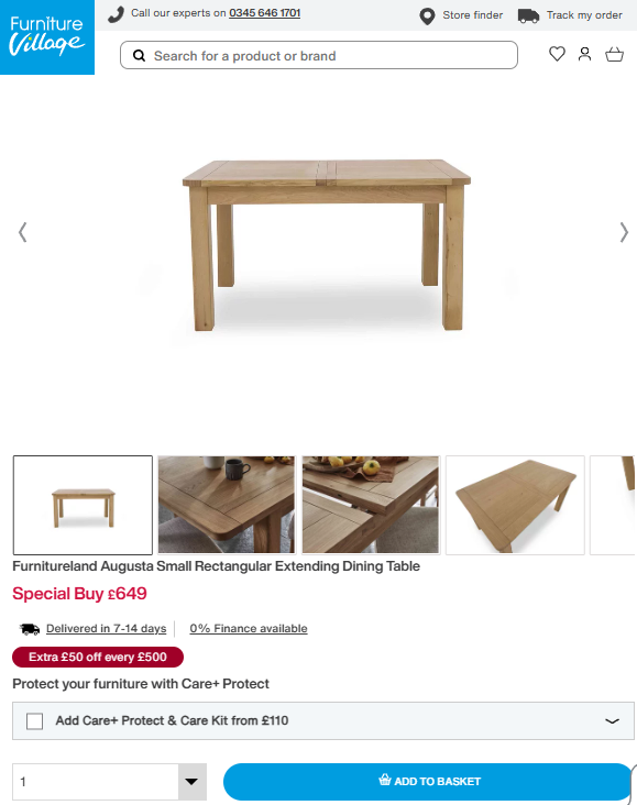Price comparison