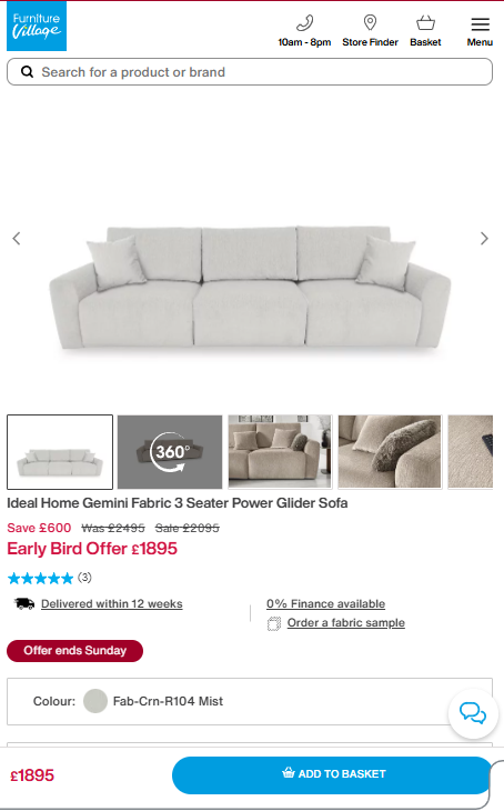 Price comparison